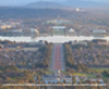 Canberra - Pohľad na centrum z hory Aislie